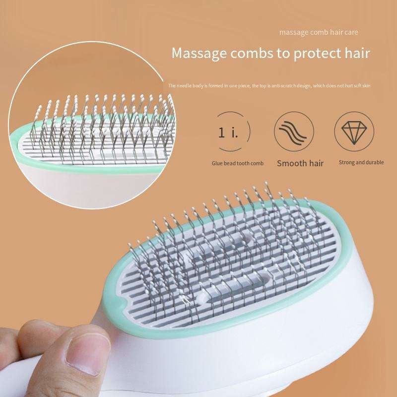 Cat Dog Comb Hair Remover Brush UVC Sterilization